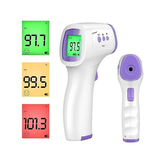 The Unbranded Brand Other - No Touch Forehead and Body Infrared Thermometer with Fever Alarm